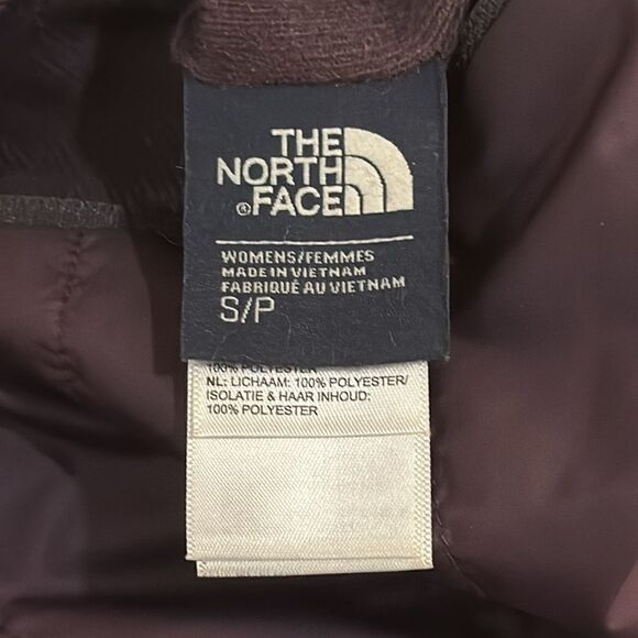 The North Face women’s gray fleece purple reversible vest size S/P - Picture 12 of 12